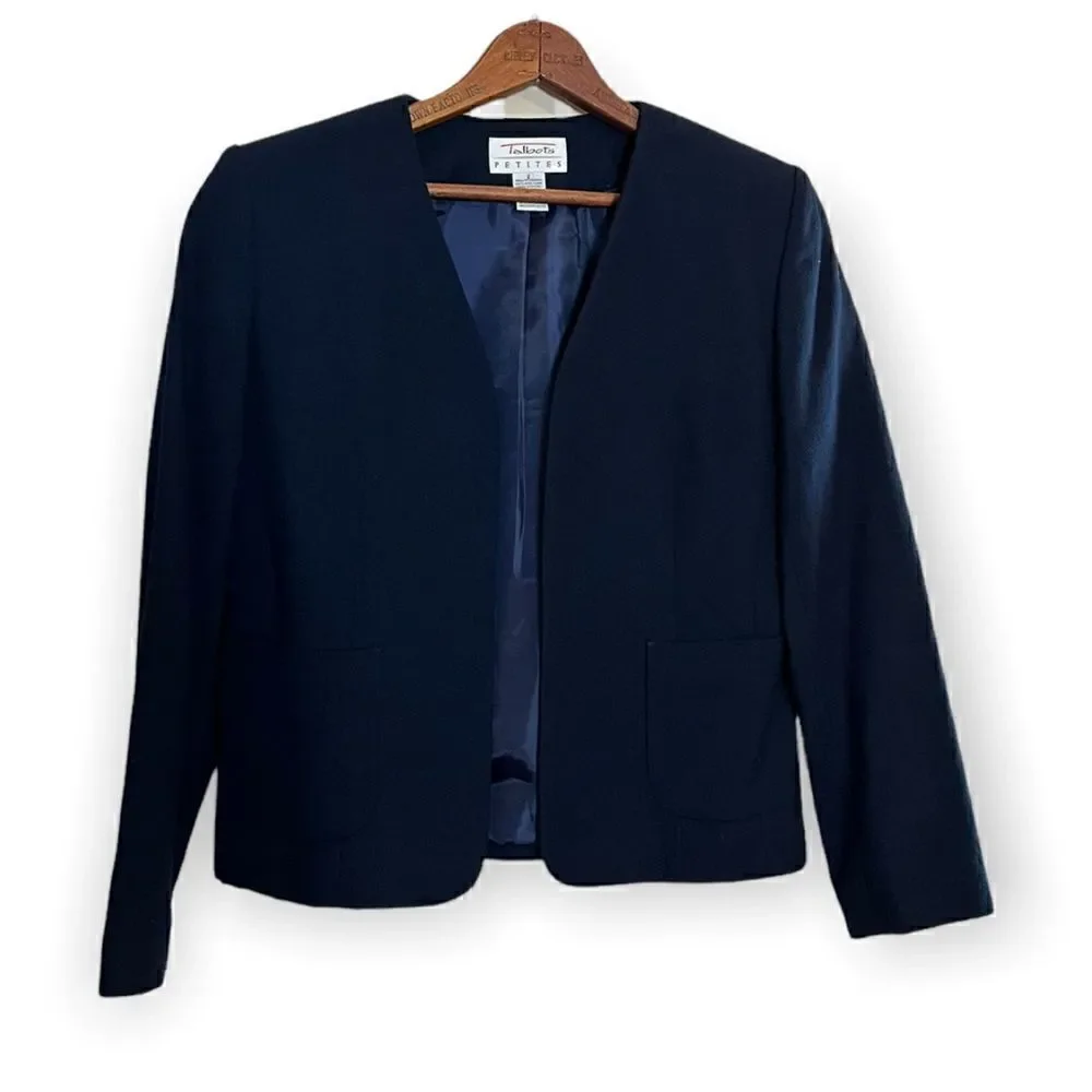 Talbots Wool Fully Lined Open Front Jacket - Picture 2 of 10